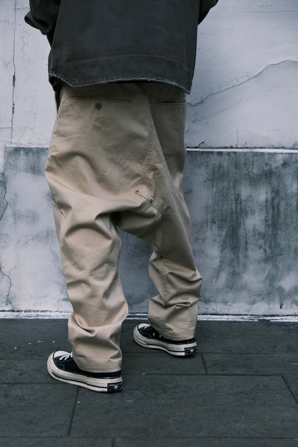 간류 사루엘 팬츠 베이지 치노팬츠 상품이미지5