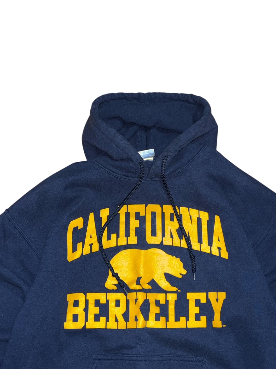 러셀 캘리포니아 버클리 빈티지 네이비 후드티 상품이미지4