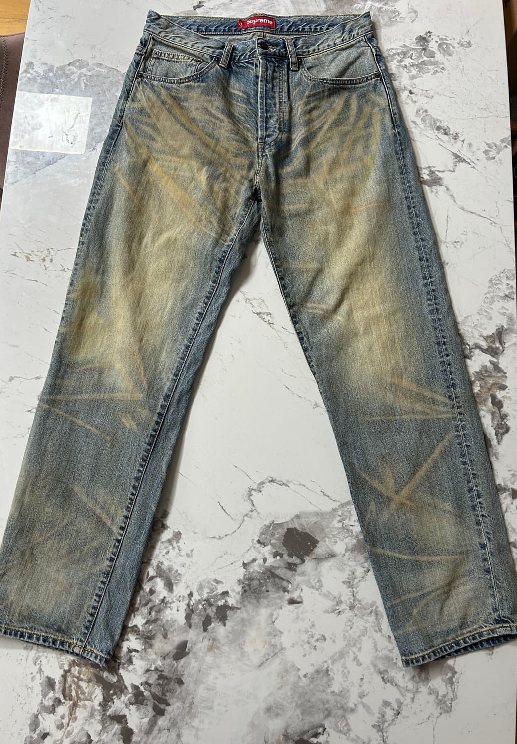 슈프림 Regular Jean FW25 Dirty Indigo 30 상품이미지3