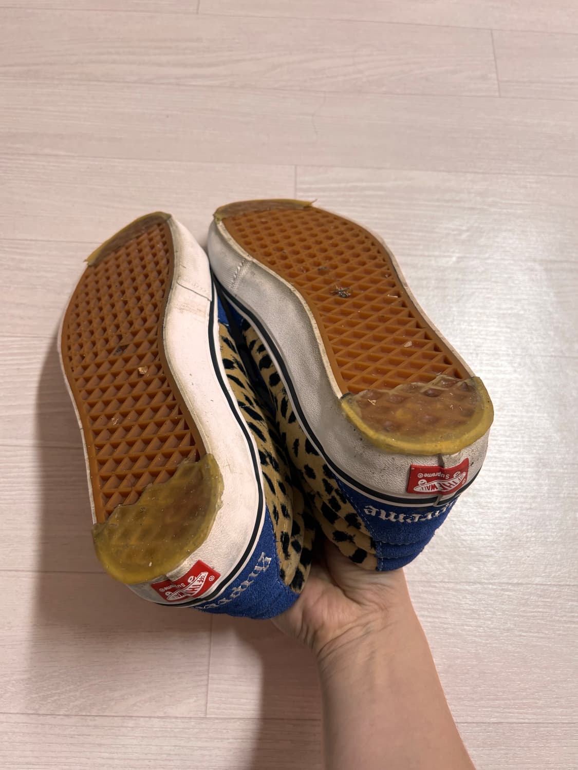 슈프림 반스 레오파드 블루 상품이미지2