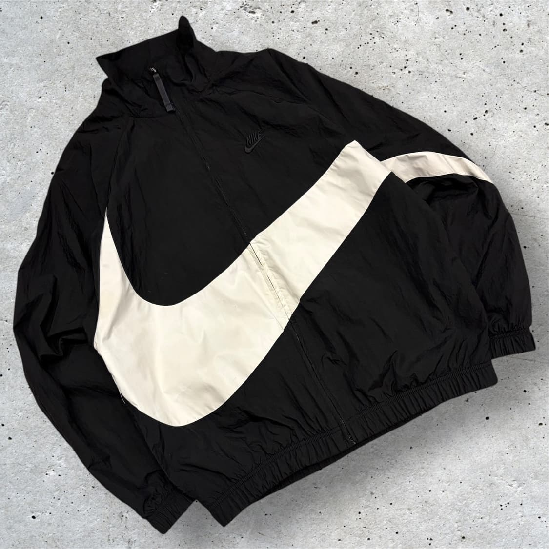 [L] 나이키 빅스우시 우븐 바람막이 블랙/화이트 B975 상품이미지1