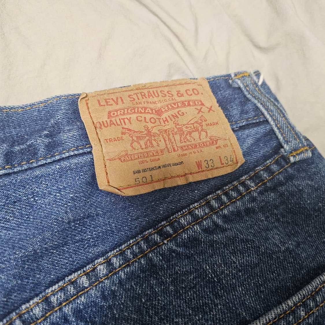 [31~32]리바이스 66전기 small e XX원단 상품이미지5
