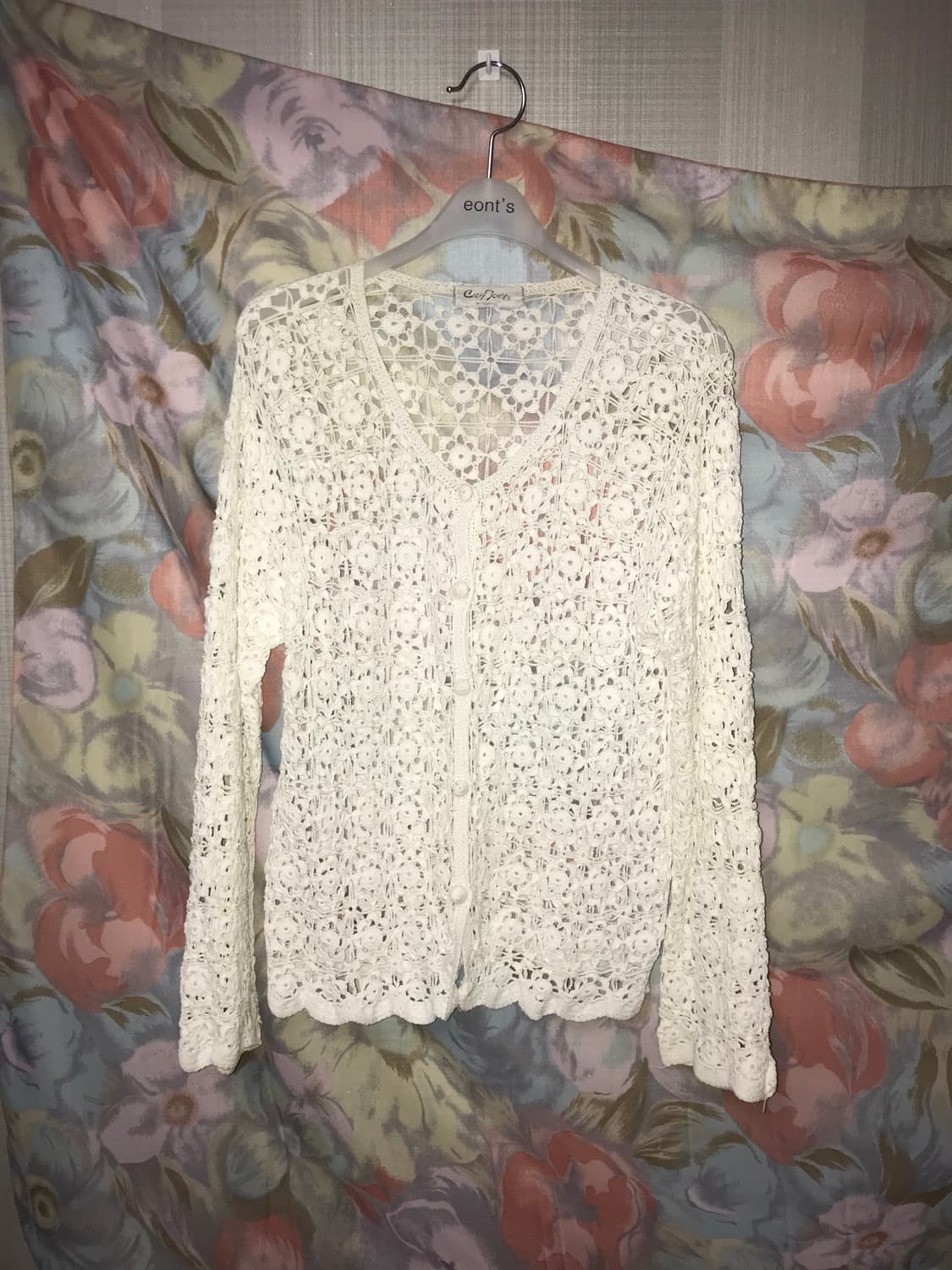 Flower crochet cardigan 상품이미지1