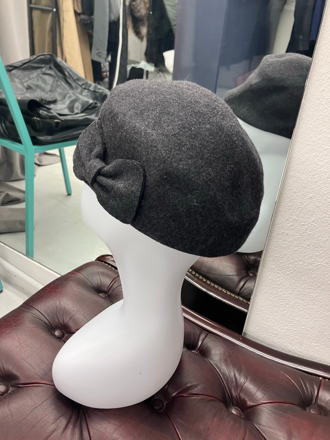 리본 울 리딩캡 상품이미지2