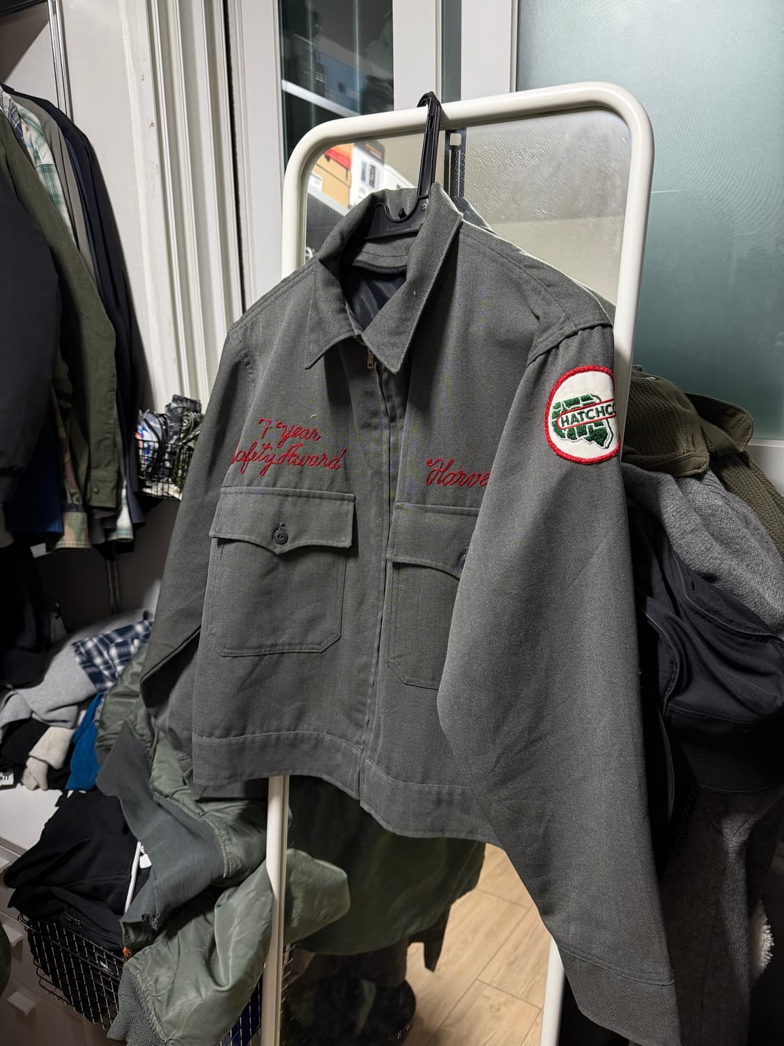 90s Vintage Hatchco Driver work jacket L 상품이미지1