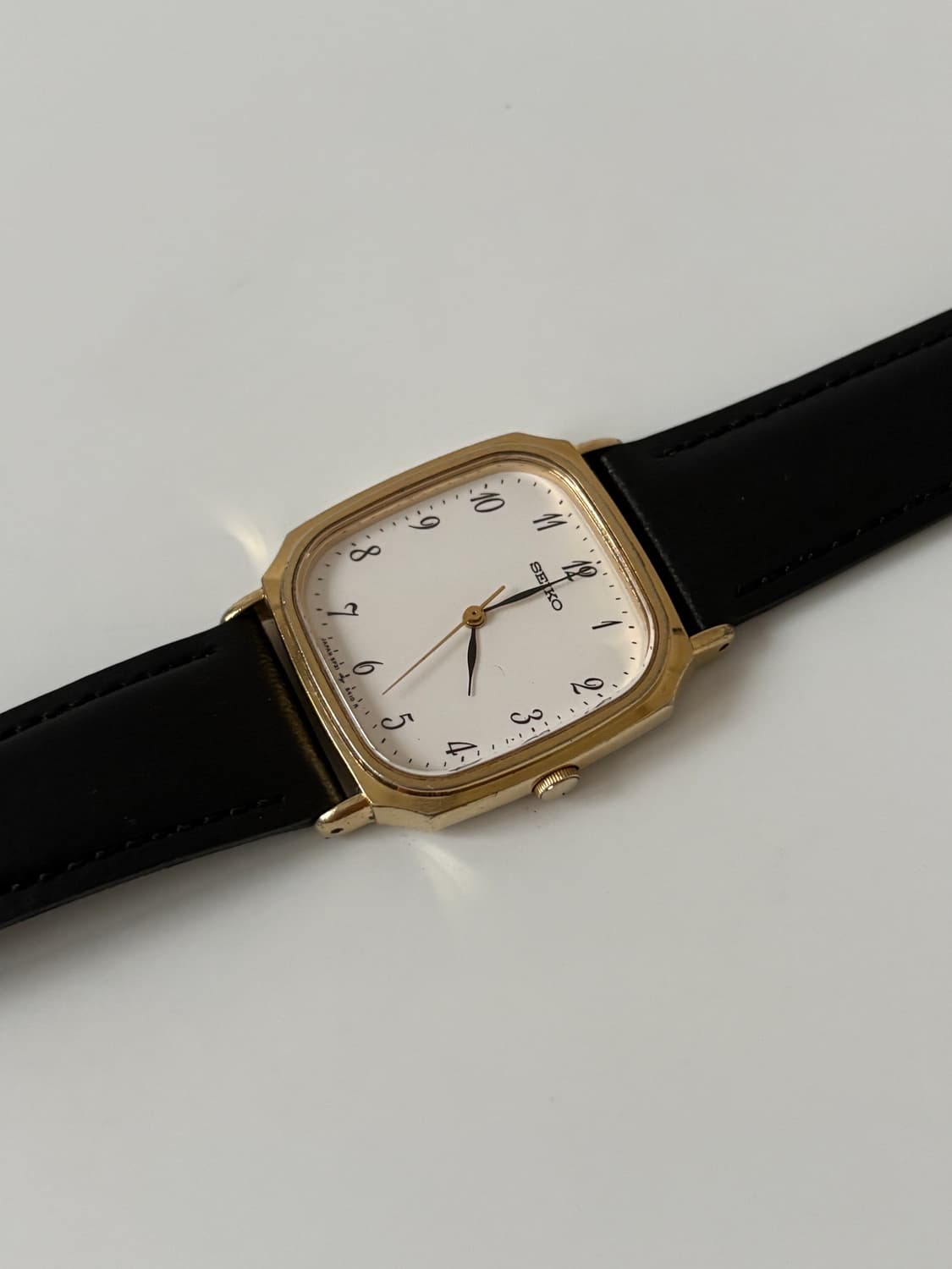 1980s Arabic Index Gold Square Quartz  상품이미지4