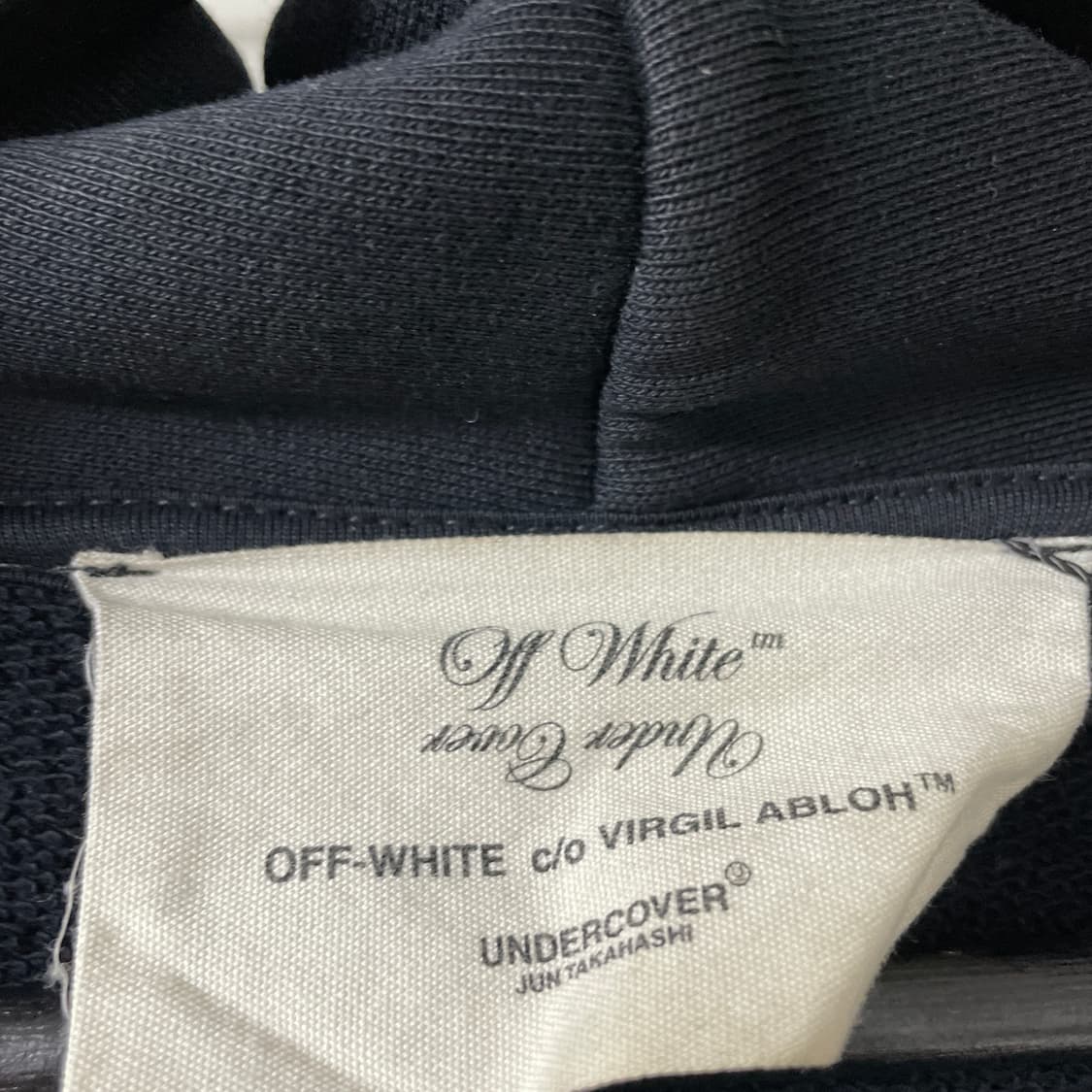 언더커버 오프화이트 리버시블 후드 집업 XL 상품이미지9