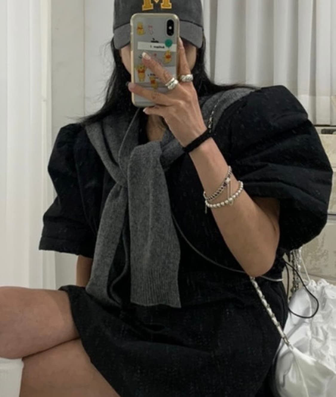 엔티크제이 MADE 봄 미미 반팔 점퍼 상품이미지2