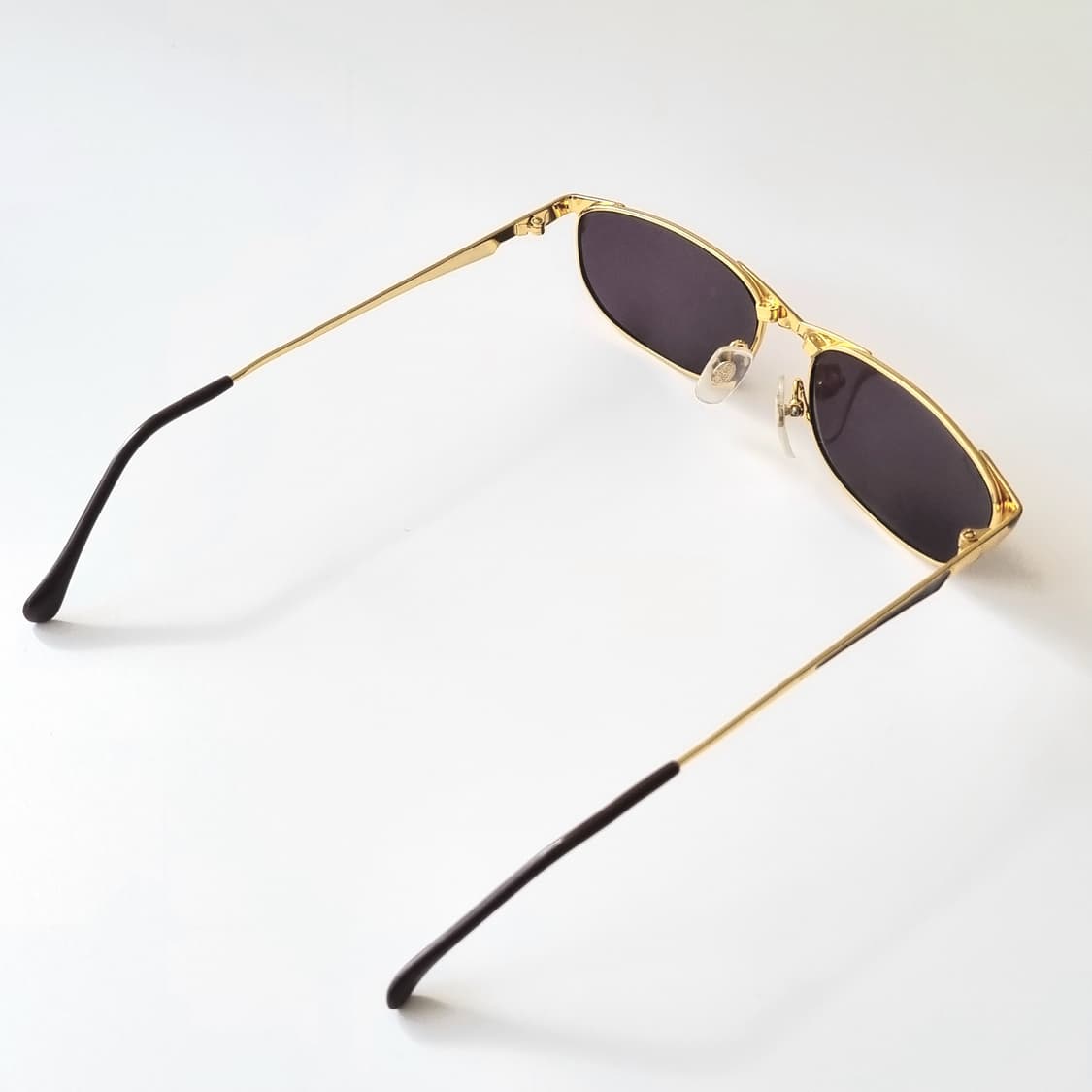 데드스탁 Gazelle 골드 & 레오파드 믹스 슬림 선글라스 1837 상품이미지5