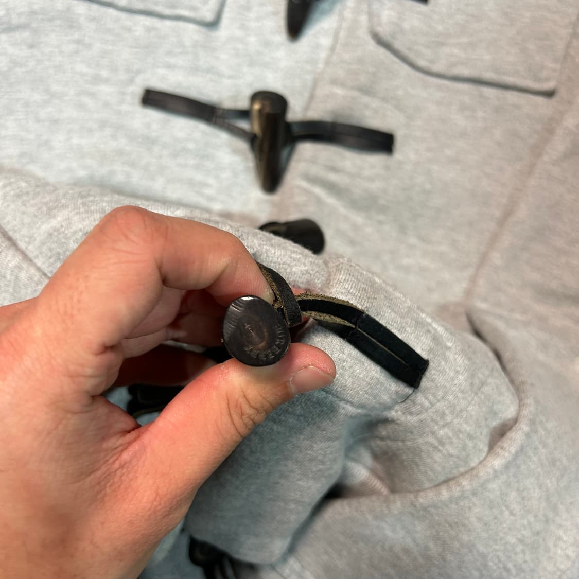 [L] 버버리 토글 후드집업 상품이미지4