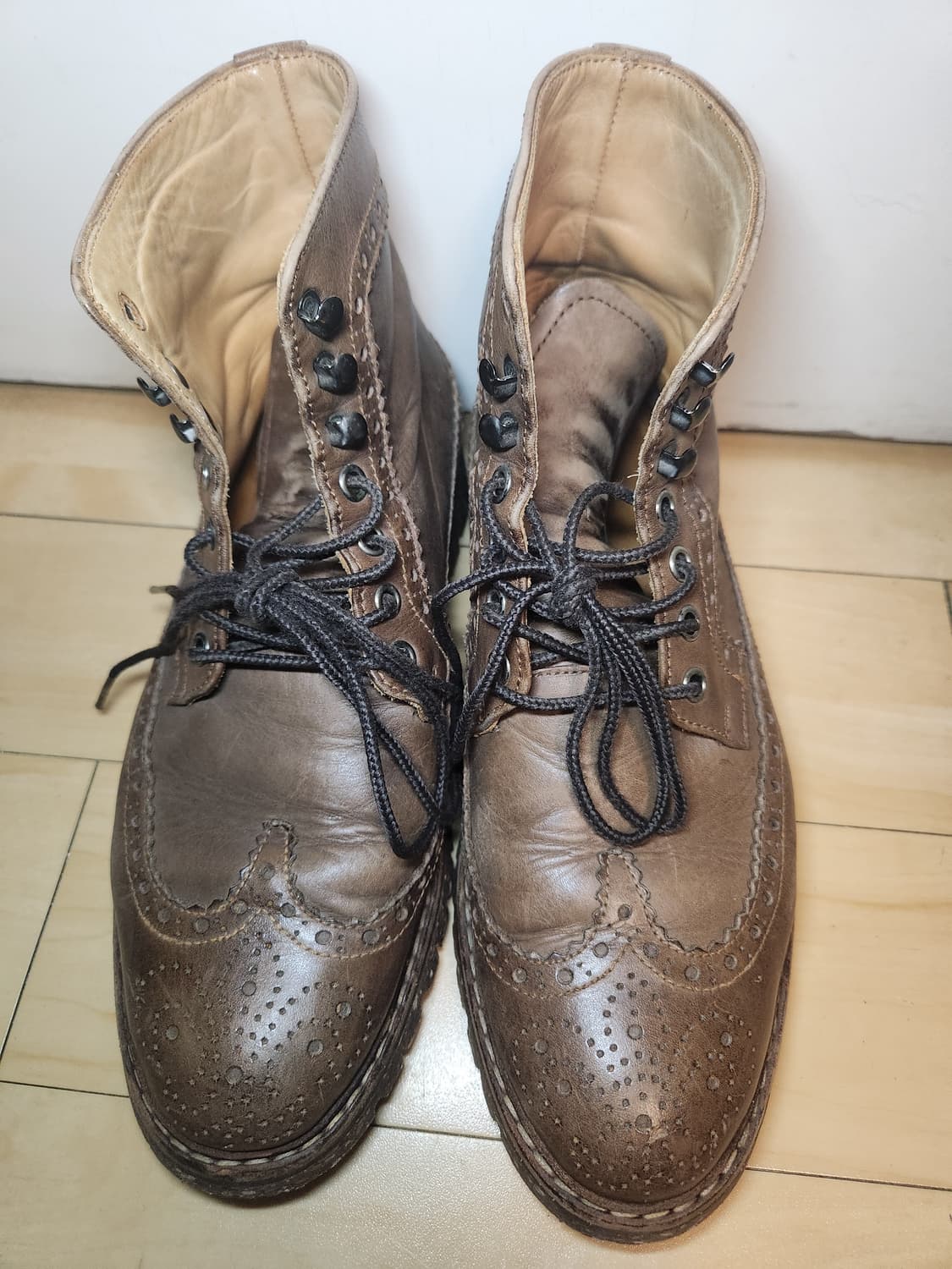 더 클락션(The Klaxon) 윙팁 브로그 부츠 (260) 상품이미지2