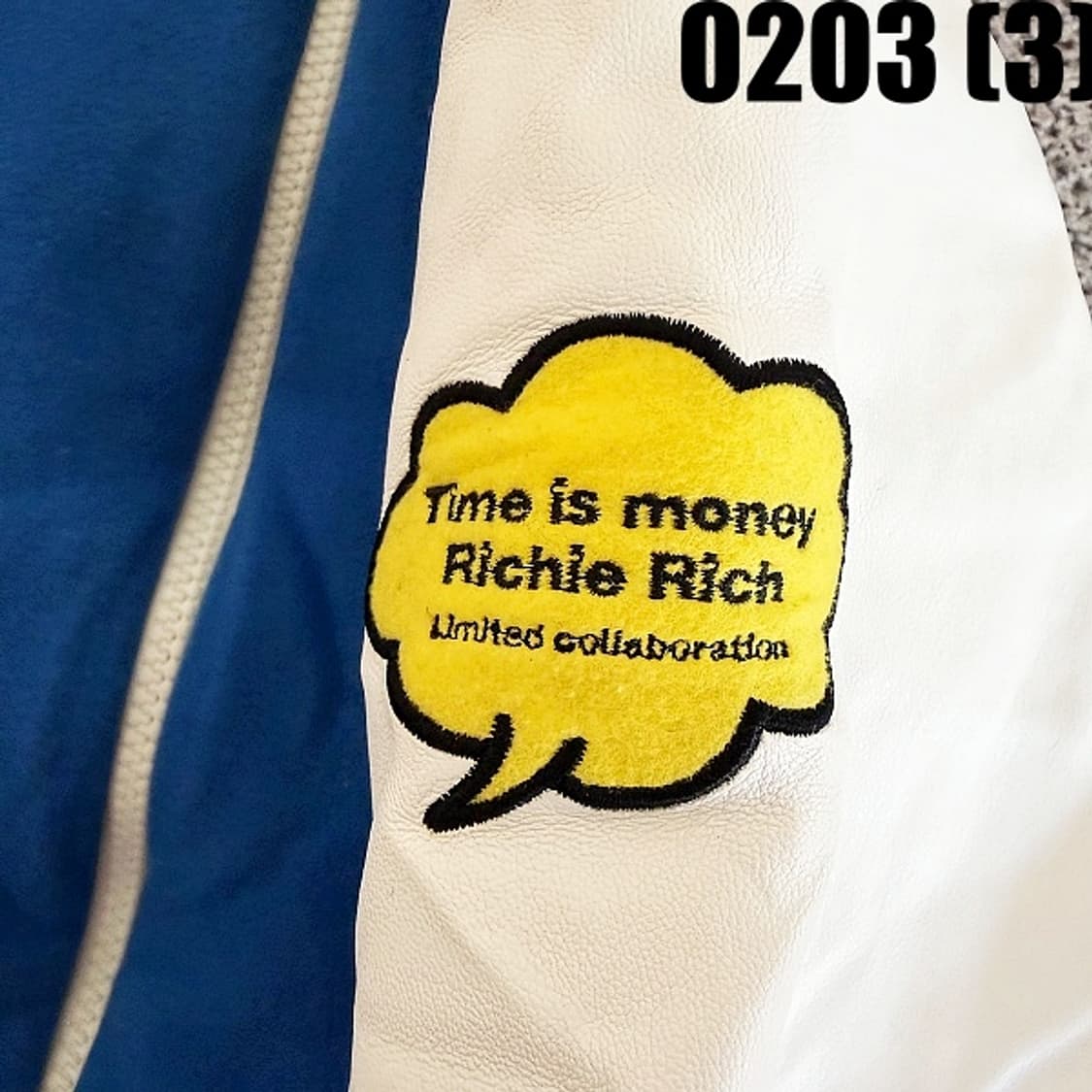 [145] 로아앤제인 키즈 리치리치 배색 나그랑 블루종 점퍼 상품이미지4