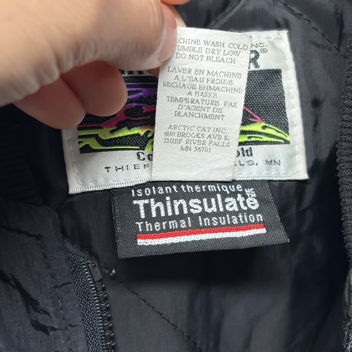 90S ARCTIC CAT NYLON BOMBER 1 [ 레이싱 자켓 ] 상품이미지4