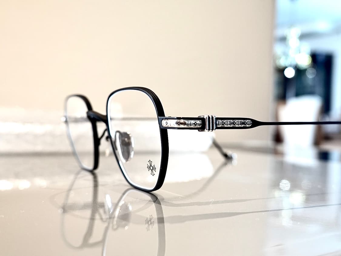 크롬하츠 바질릭토리안 매트블랙/실버 안경 상품이미지3