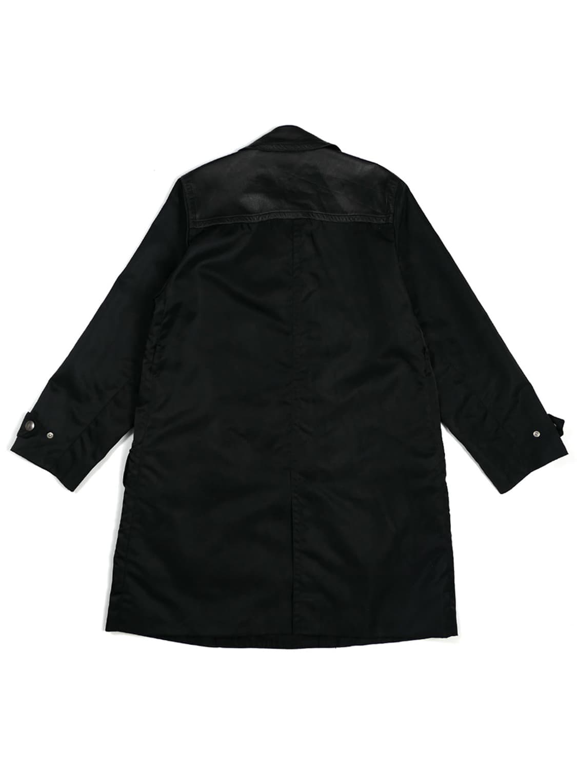 ICB calf leather detail trench coat 상품이미지9