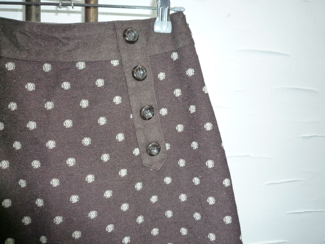 Chocolate buttons dot skirt 상품이미지6