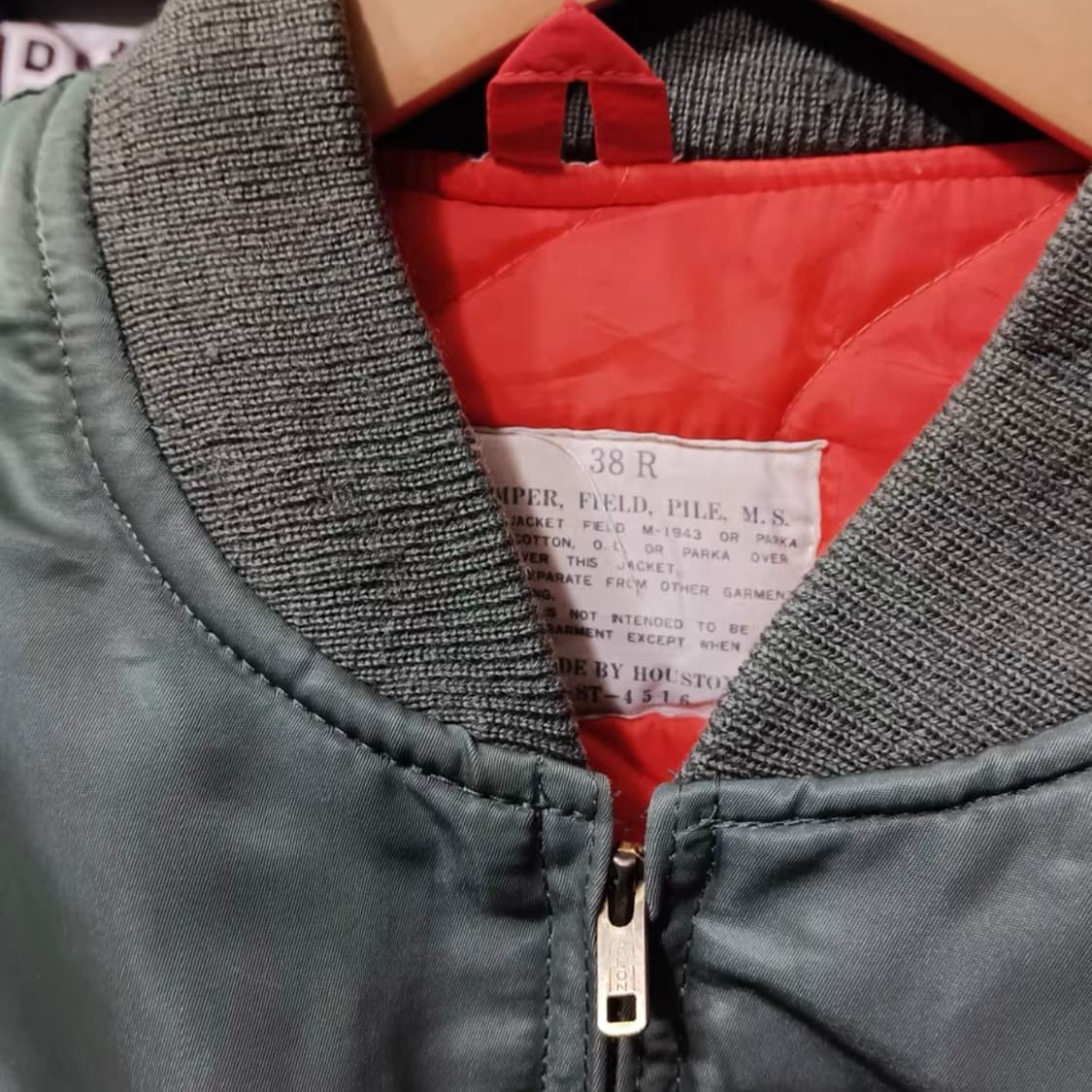 80s-90s Vintage Houston MA-1 자켓 상품이미지2