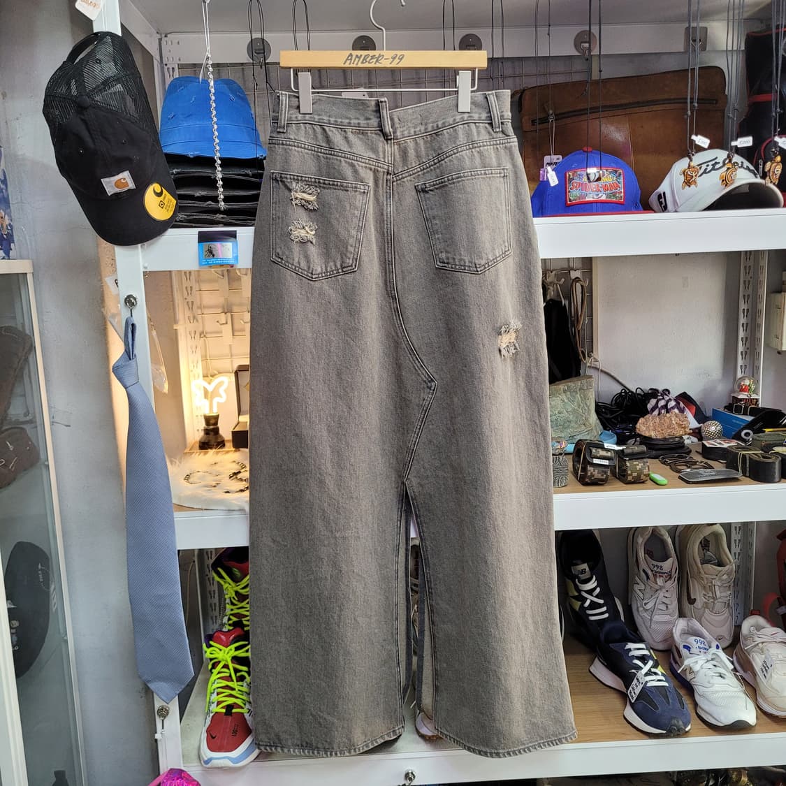 THEILMA 더일마 데님 롱 스커트 롱치마 상품이미지2