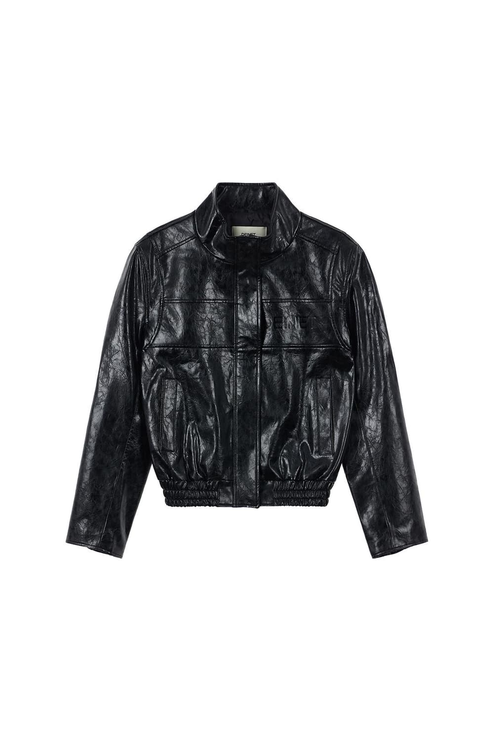 다이닛 레이싱 바이커 레더 자켓 블랙 상품이미지1