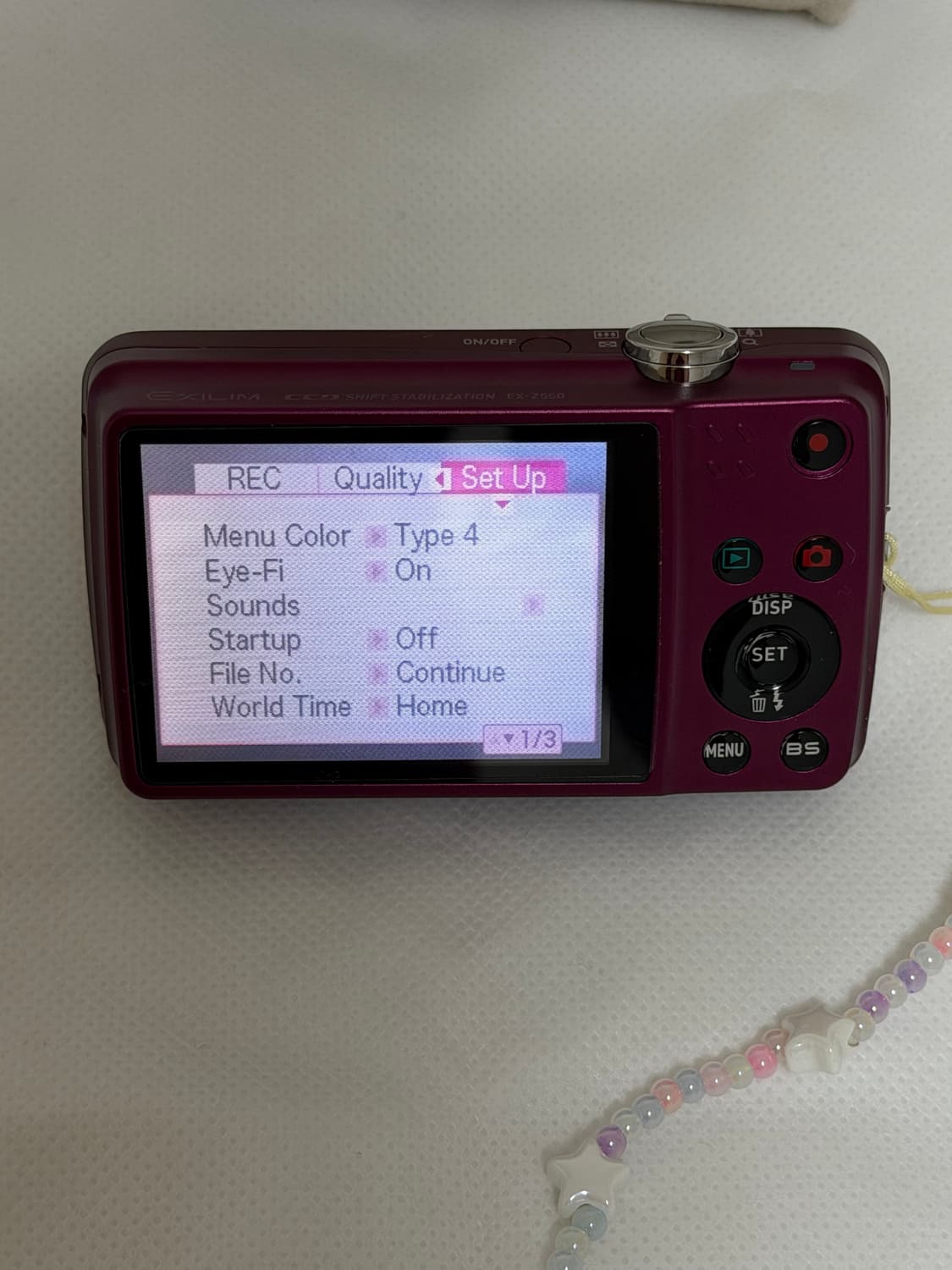 카시오 엑슬림 ex-z550 빈티지 디카 상품이미지8