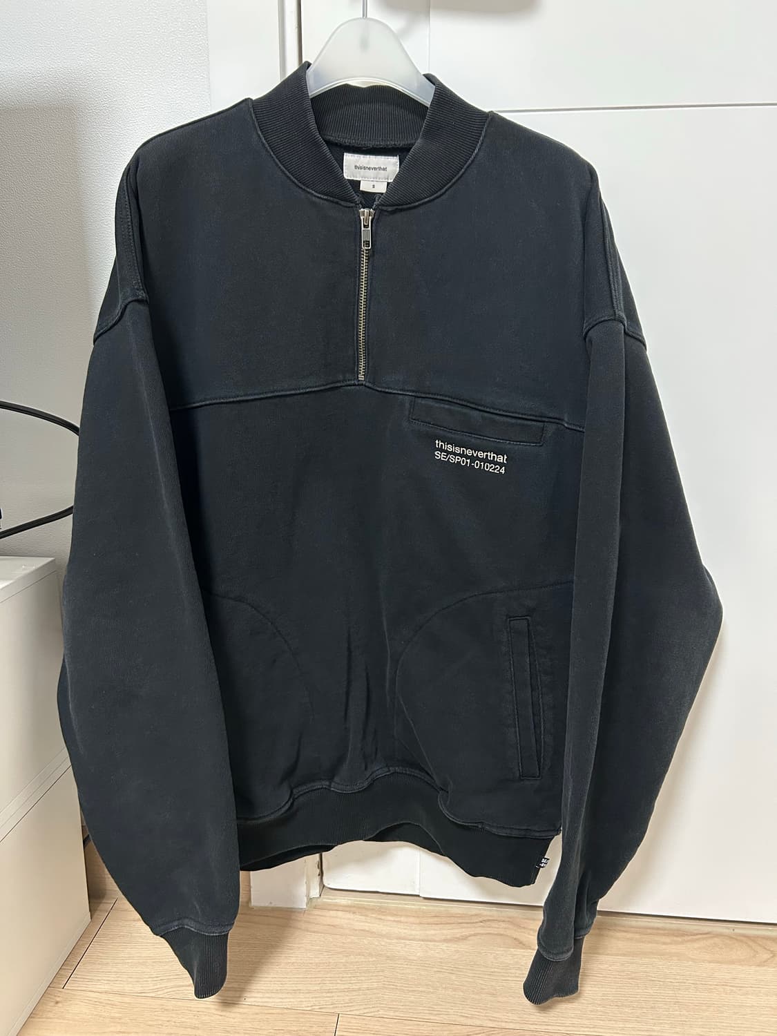 Thisisneverthat 디스이즈네버댓 워시드 하프 집업 상품이미지3