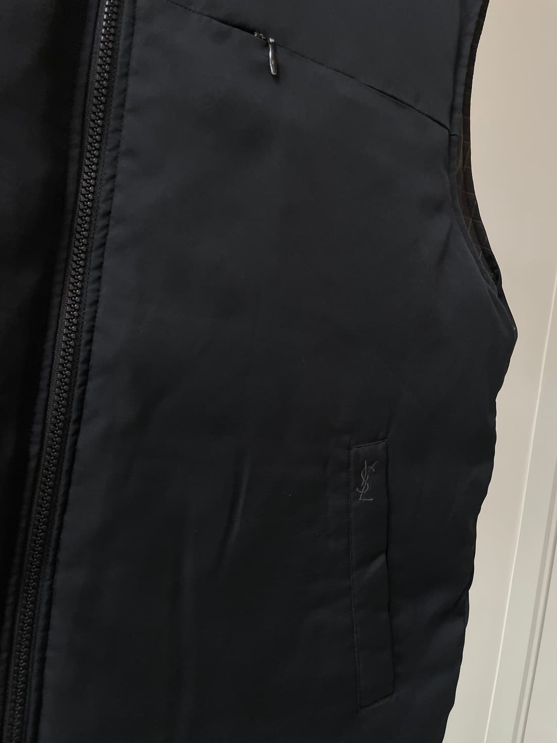 (105) ysl 입생로랑 리버시블 덕다운 패딩 베스트 상품이미지5