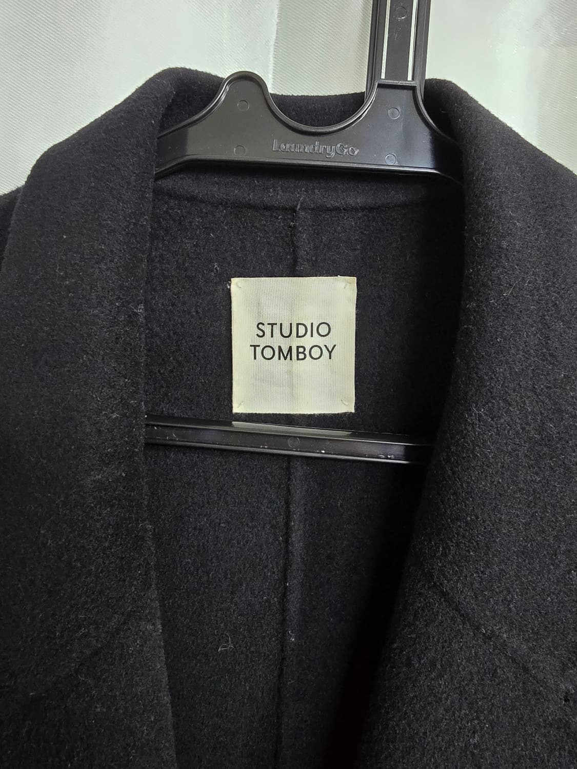 스튜디오톰보이 블랙 롱코트 (1476) 상품이미지3