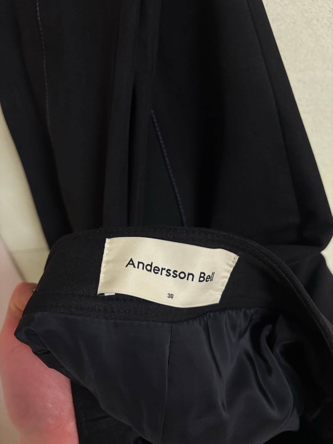 앤더슨벨 스웨이드 부츠컷 팬츠 상품이미지3