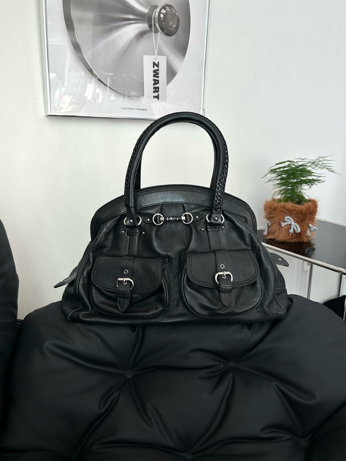 디올 마이 디올 레더 투포켓 토트백 상품이미지1