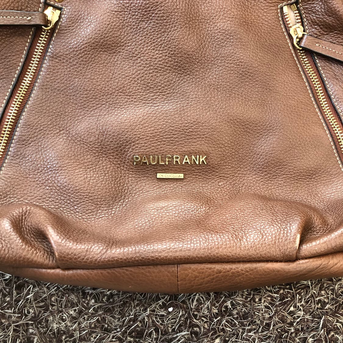 폴프랭크 브라운 가죽 토트 숄더백 상품이미지3
