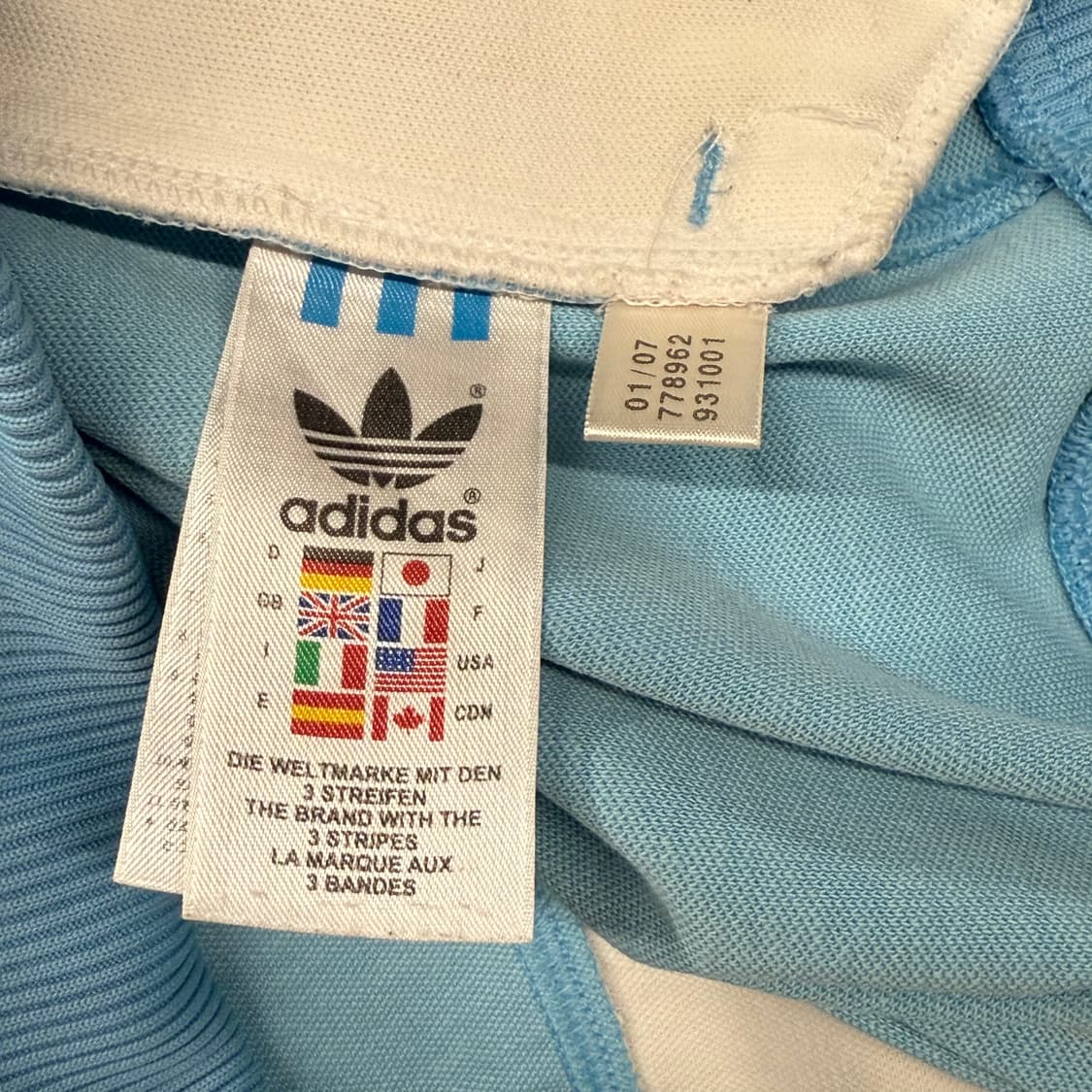 아디다스 흰하 져지 트랙탑 95 상품이미지6