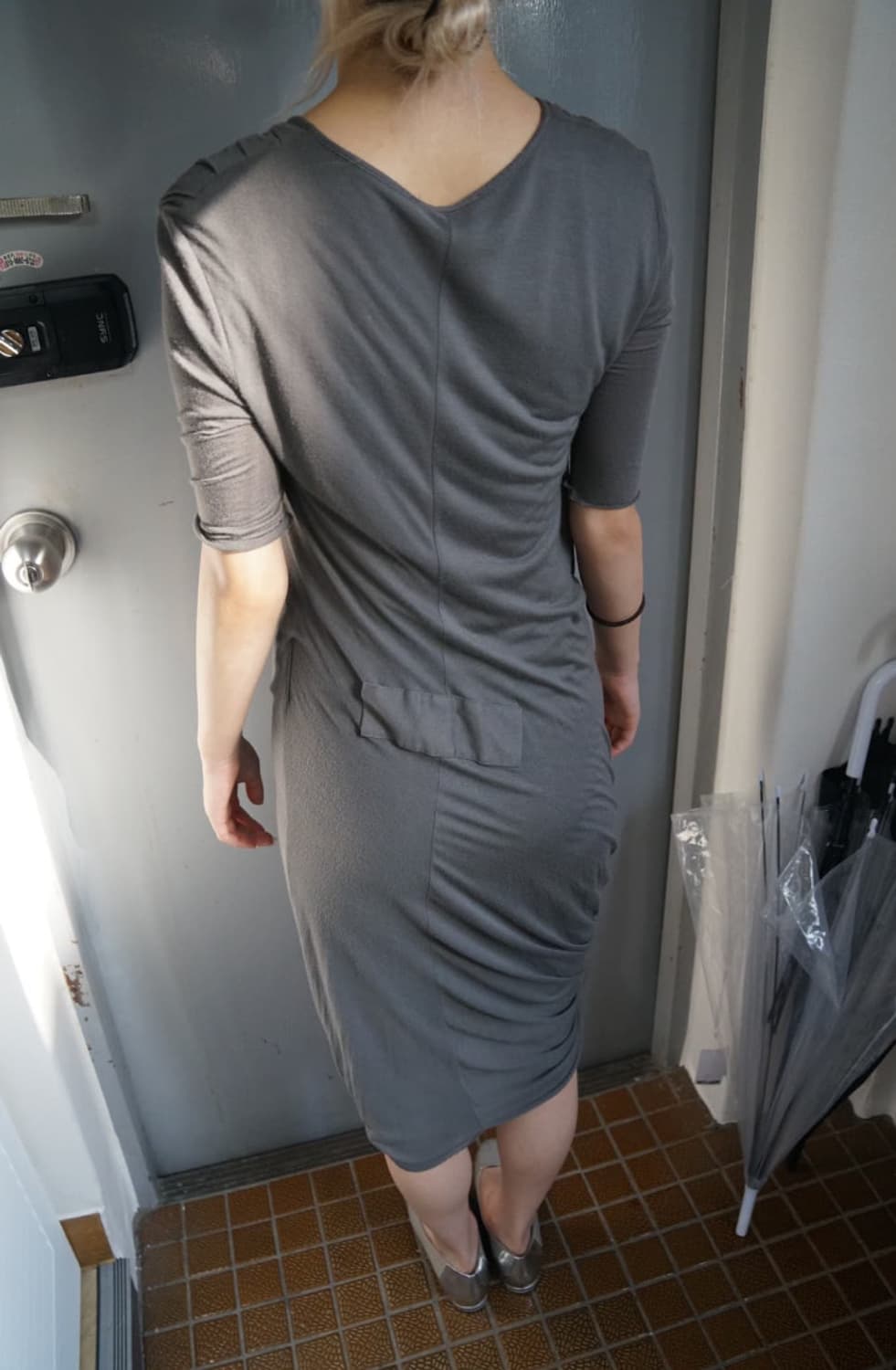 헬무트랭 드레이프 원피스 상품이미지3