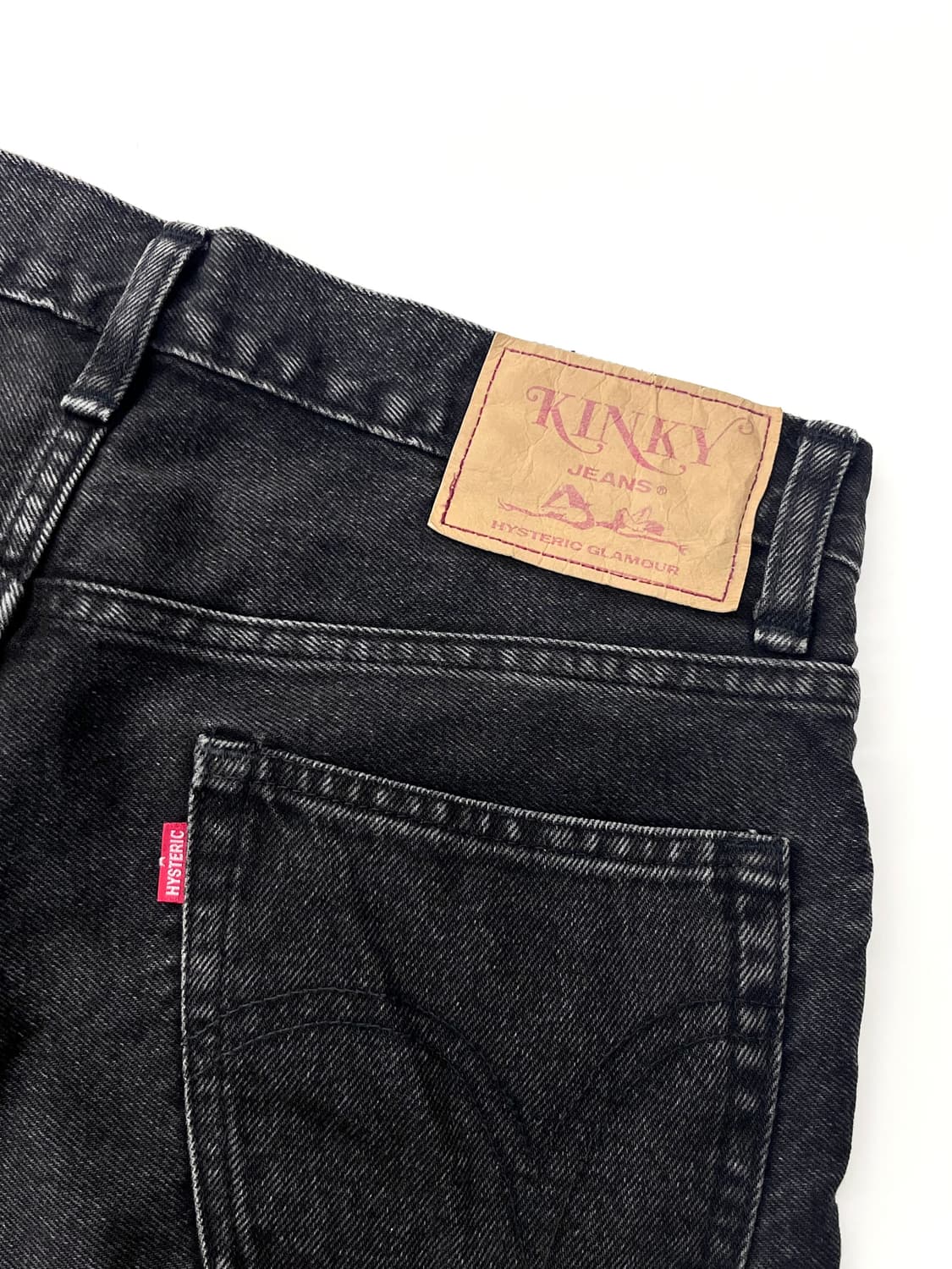 Hysteric Glamour 히스테릭 글래머 흑청 kinky jeans 상품이미지10