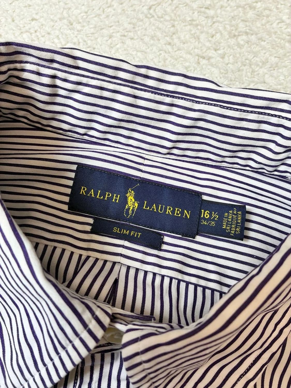 폴로 랄프로렌 시티보이룩 스트라이프 포니 로고 셔츠 PN7474 상품이미지7