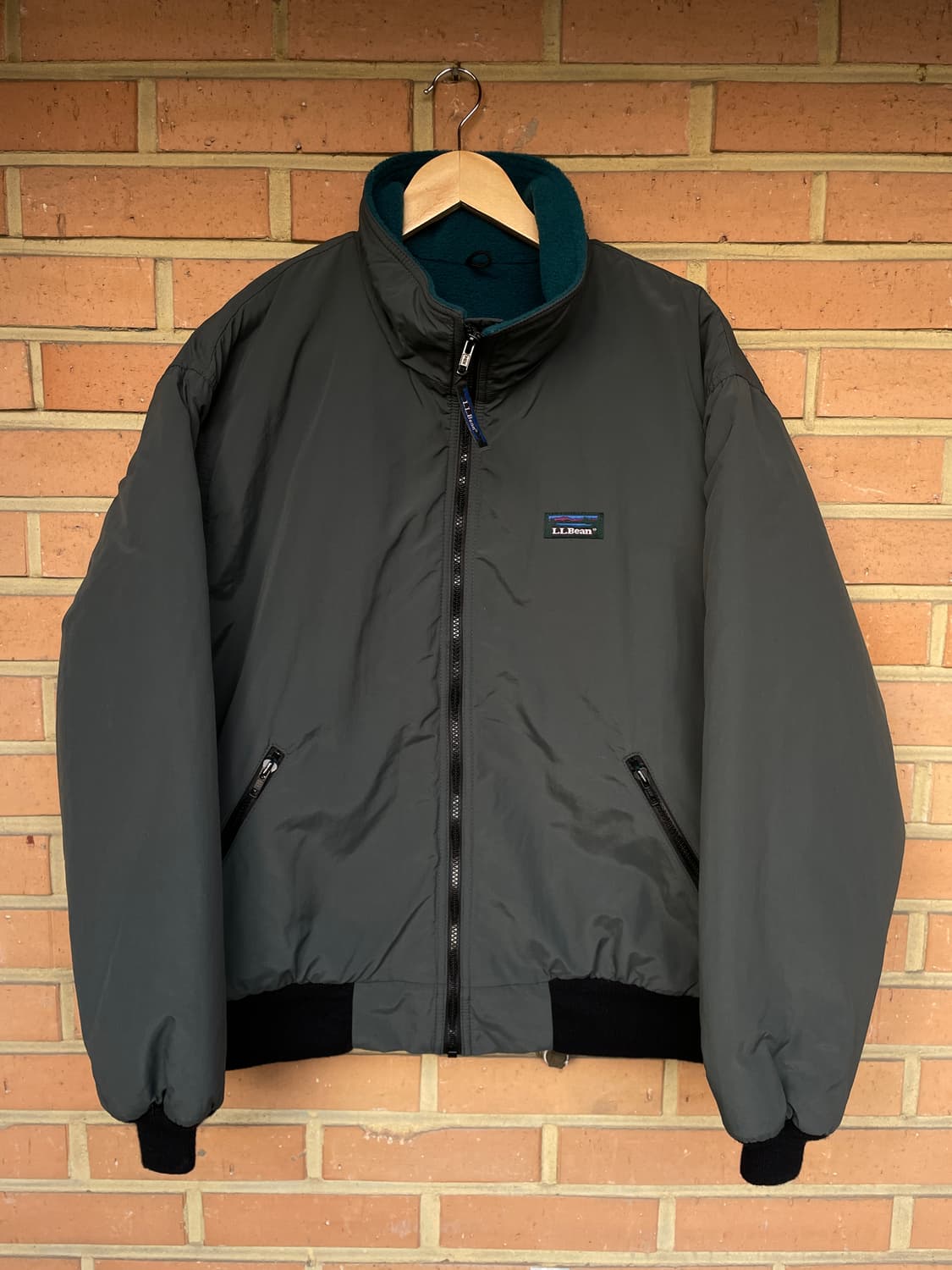 [L]90s L.L.Bean Made USA 웜업 플리스 자켓 상품이미지1