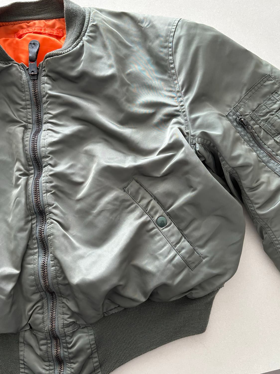 [복각] 알파 인더스트리 1968s 정밀 복각 MA-1 (L사이즈) 상품이미지3