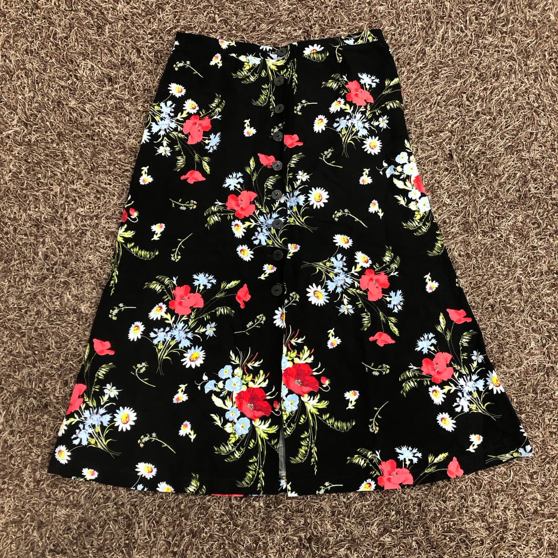 겐조 플라워 패턴 롱 스커트 상품이미지1