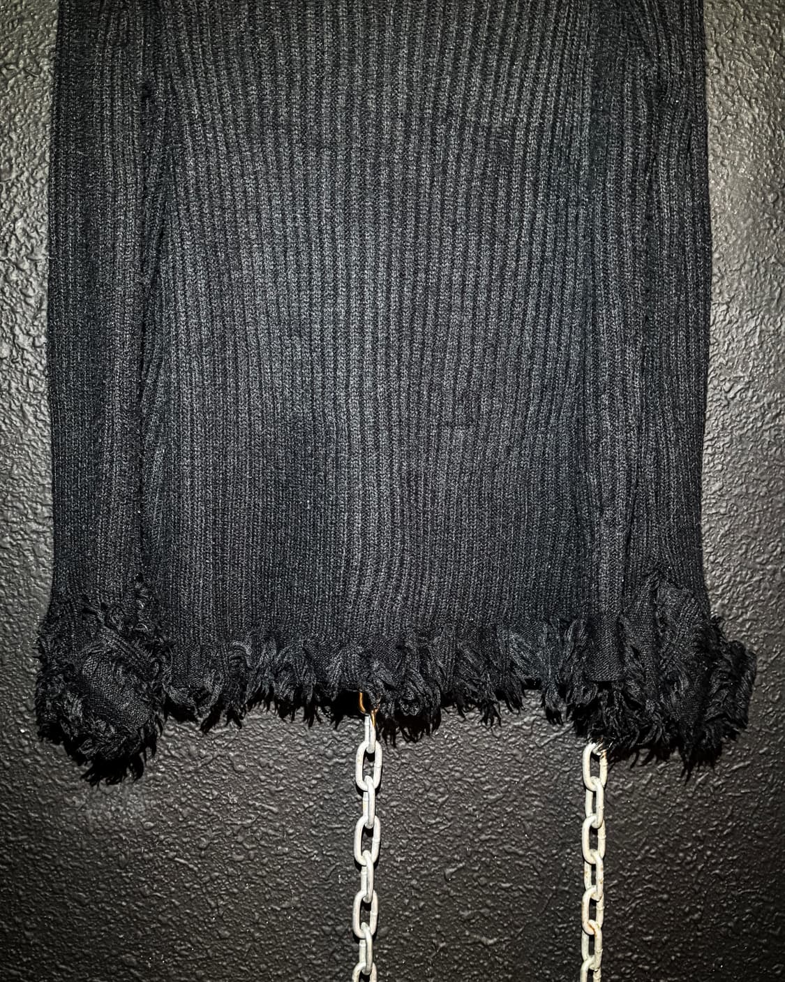 Black Distressed Knit 상품이미지10