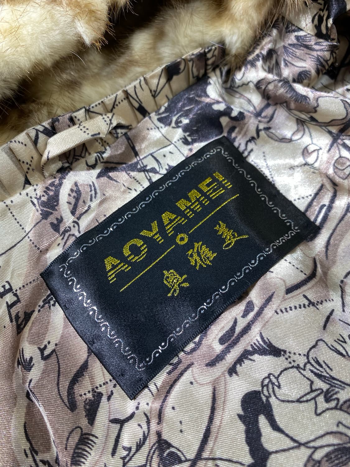 [S-M] AOYAMEI 폭스 퍼 후드 자켓 상품이미지7