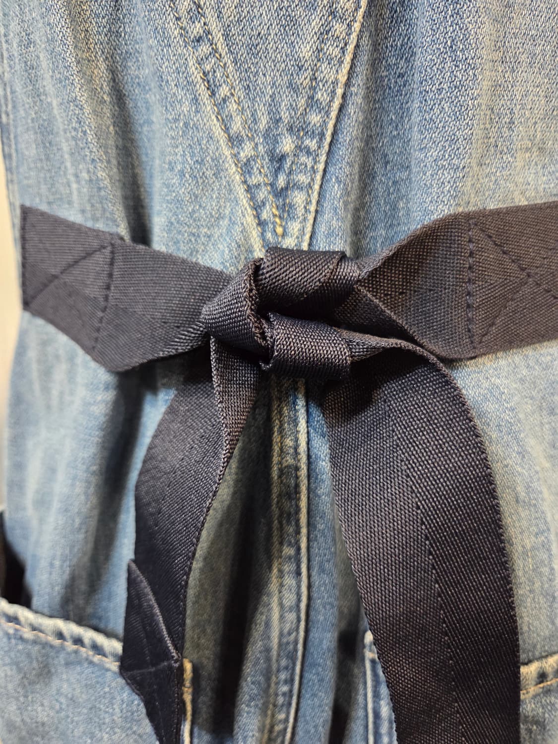 G-STAR 청 데님 롤업 점프수트(M)디피용/택없음 상품이미지6