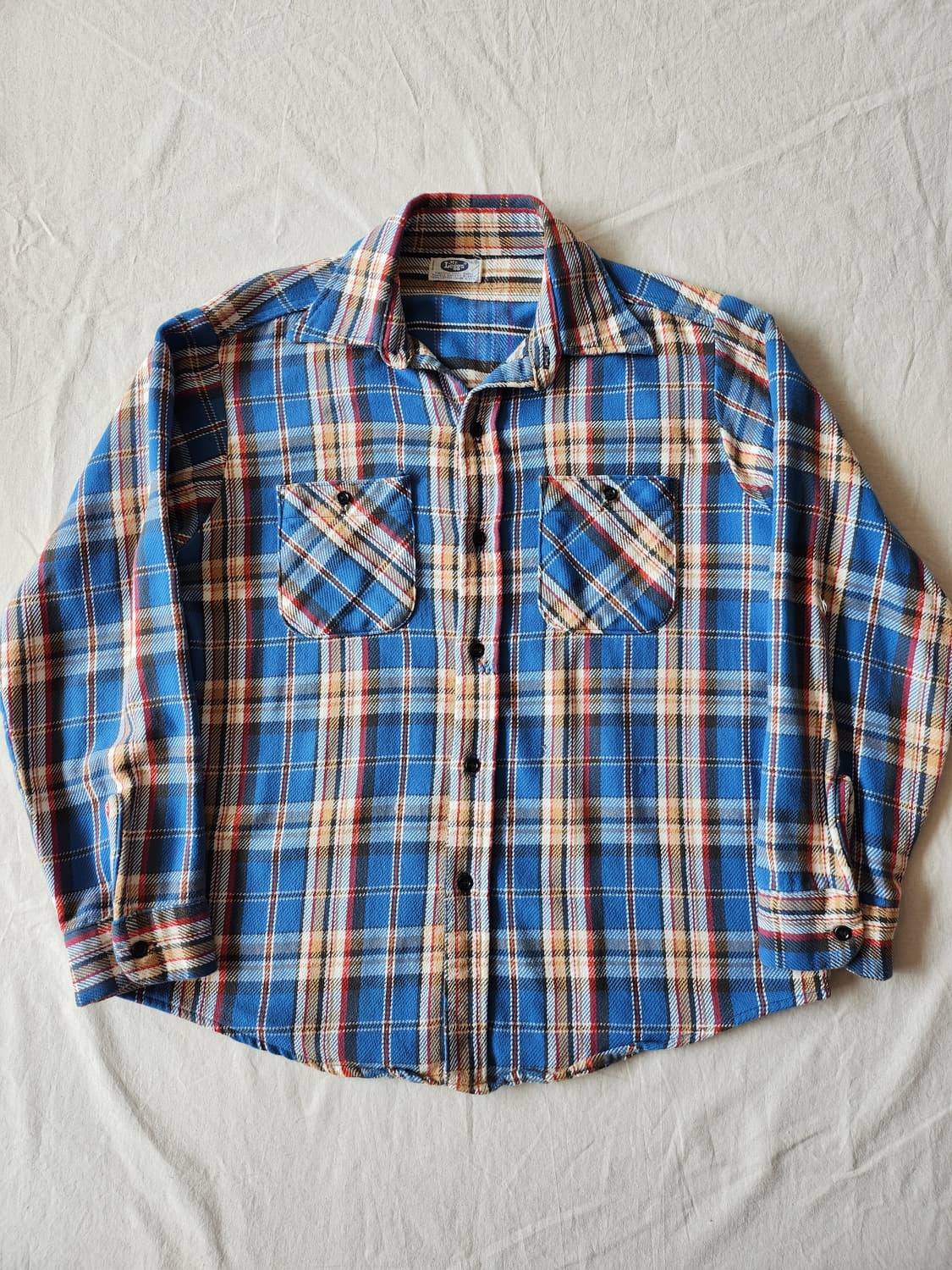 70s MR leggs flannel shirt 상품이미지1