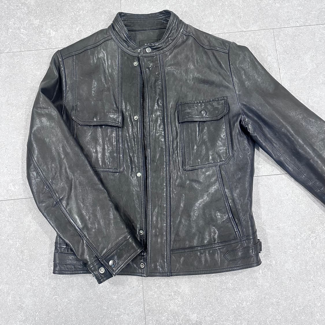 Elle 양가죽 라이더자켓(남성)  상품이미지3