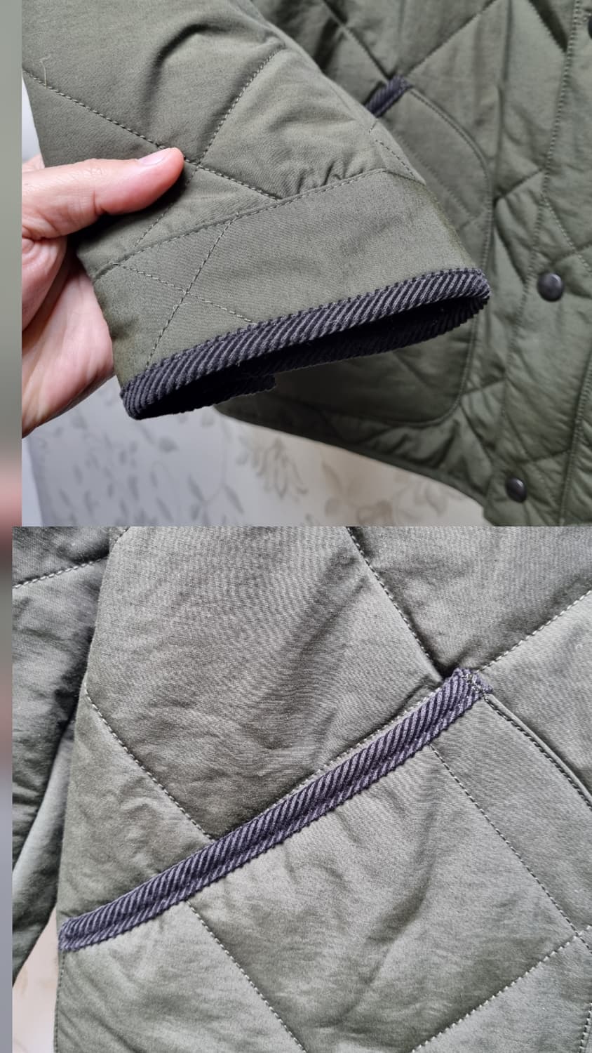 [L/100] 폴로 sussex 퀼팅 자켓 카키 상품이미지4