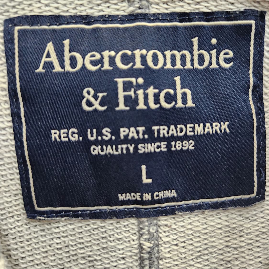 아베크롬비 Y2K 자수로고 투웨이 후드집업 상품이미지4