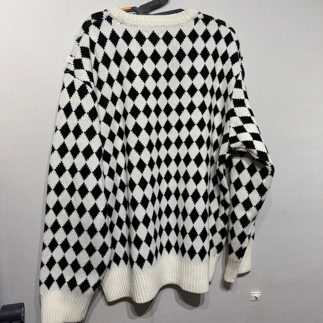 Fetch  체커 크루넥 니트 XL 상품이미지2