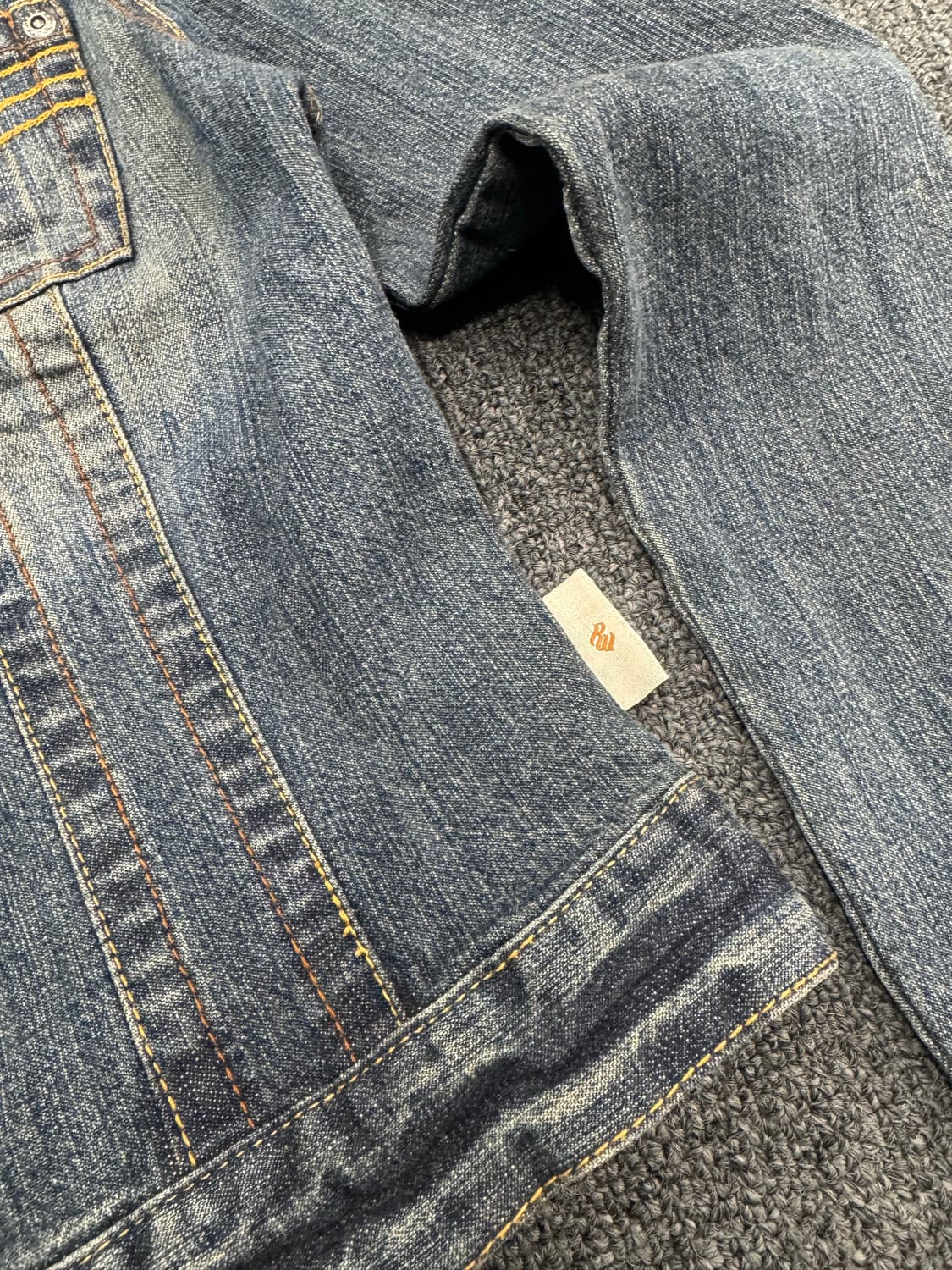 로카웨어 빈티지 여성 y2k 자수 데님자켓 상품이미지3