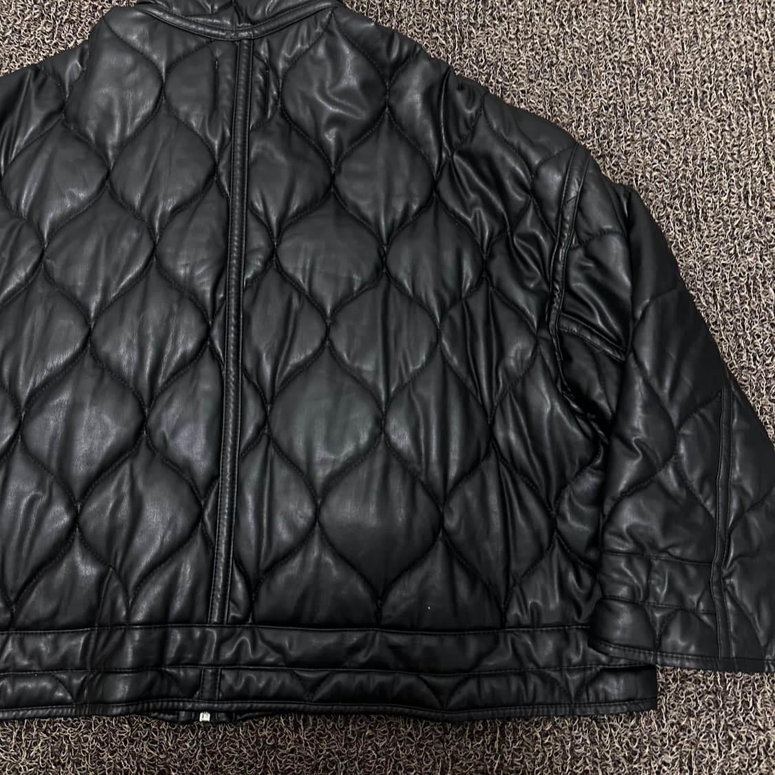 ZARA 자라 여성 퀄팅 레더 자켓 점퍼 L 상품이미지7