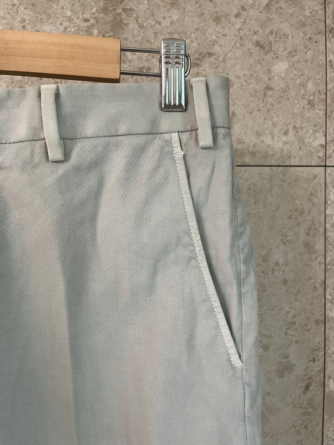 로로피아나 베이지 코튼 팬츠 46 정품 상품이미지3