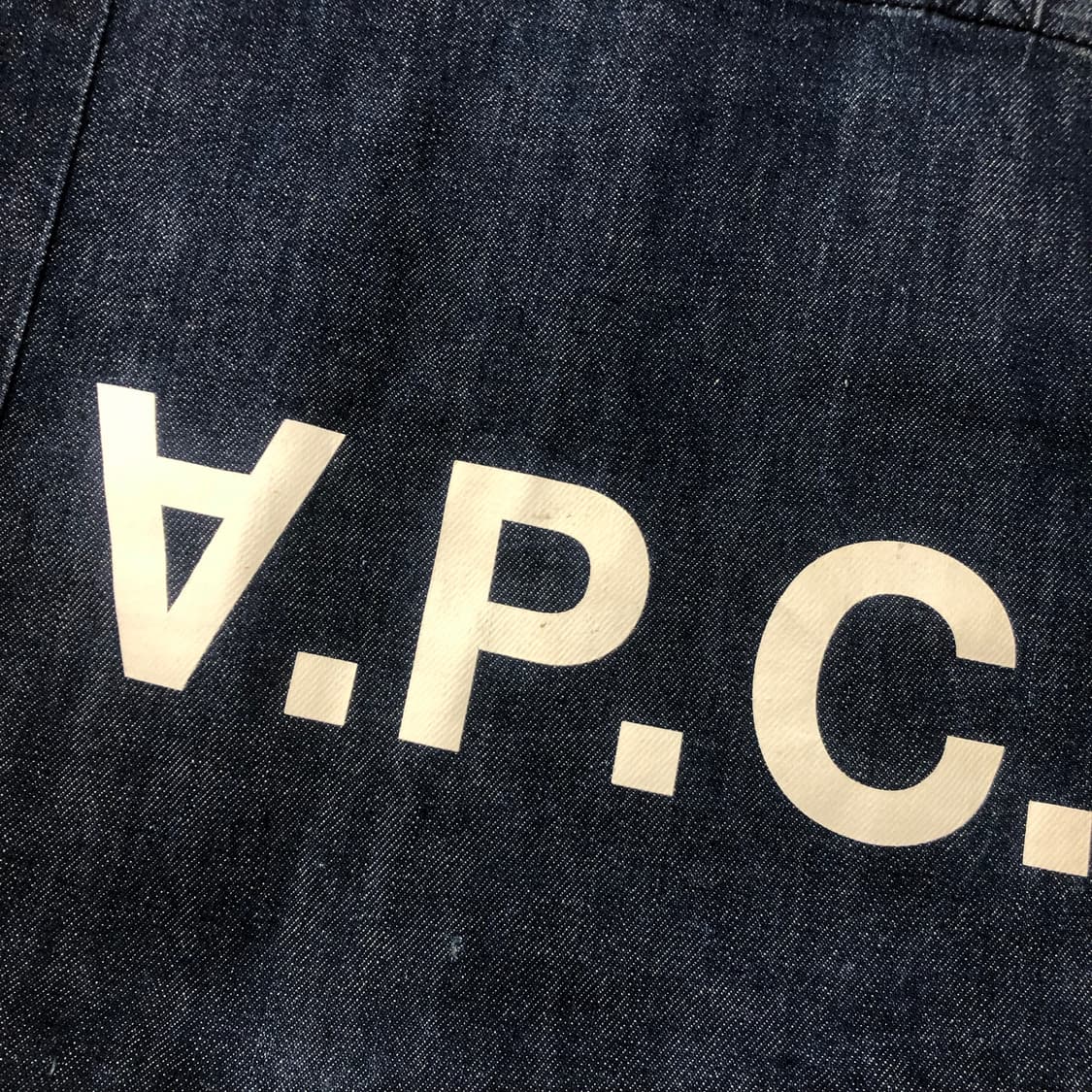 APC 아페쎄 데님 토트백 상품이미지2