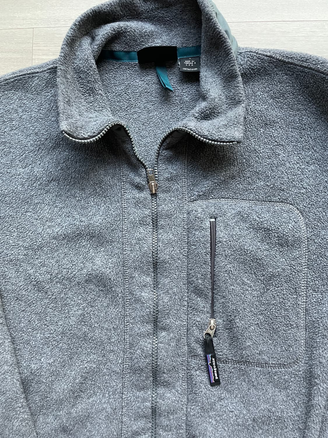 90s 파타고니아 신칠라 그레이 플리스 자켓 상품이미지4